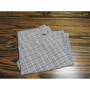 Element Men’s Plaid Skate Shorts - Size 34 - Grey/White/Navy